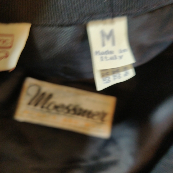 Moessmer Mohair And Wool Burgundy / Black Newsboy Cap Made In Italy - Picture 9 of 11